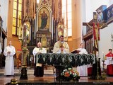 Ojciec Roman Rusek, kapucyn, przywiózł relikwie św. Ojca Pio z Pietrelciny - 28.05.2017.