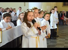 Pierwsza Komunia Święta - 13.05.2018. Nabożeństwo majowe z dziećmi komunijnymi.