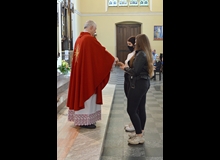 Msza św. w której ks. biskup Marek Szkudło udzielił bierzmowania naszej młodzieży. (24.09.20)