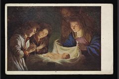 Stare kartki Boże Narodzenie (Domena Publiczna)

