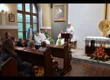 18.09.2022, na Mszy św. o 12.00 podziękwaliśmy za posługę w ostatnich latach ks. Leszkowi Kozikowi, obecnie proboszczowi w parafii Łąka.