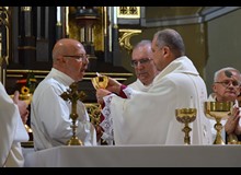 Wizytacja - powitanie ks. biskupa Grzegorza Olszowskiego,sufragana naszej Archidiecezj (07.10.2022)